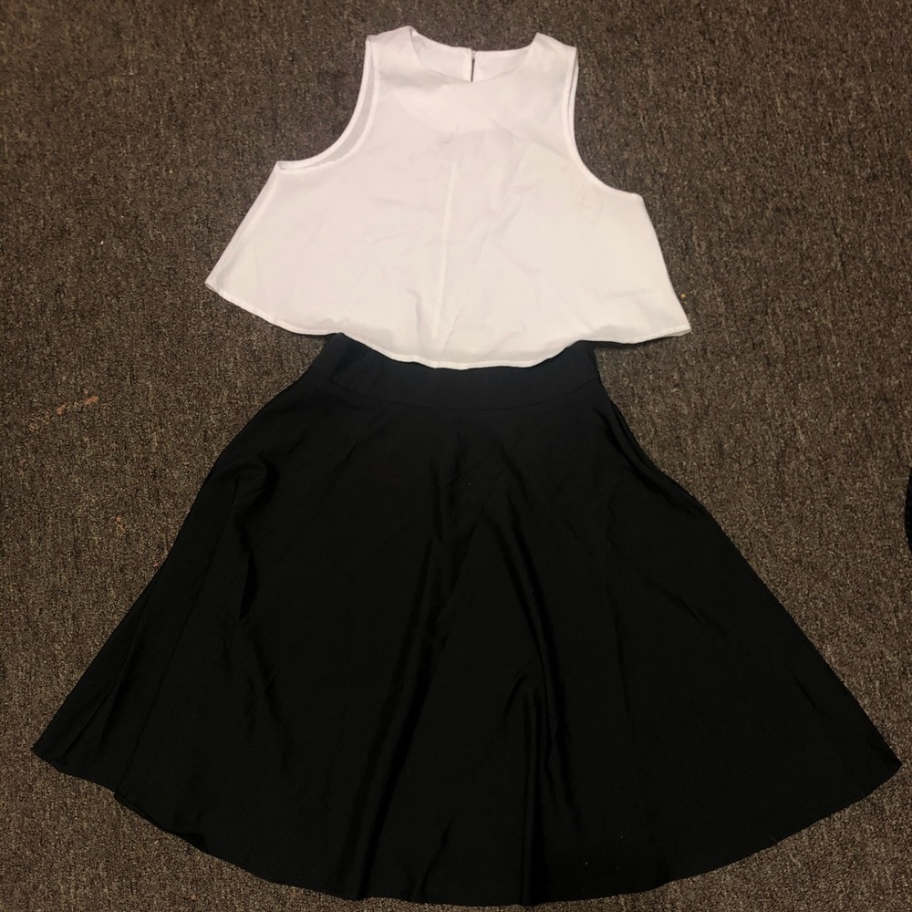 Skirt with shirt